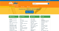 Desktop Screenshot of bolivia.clicads.com